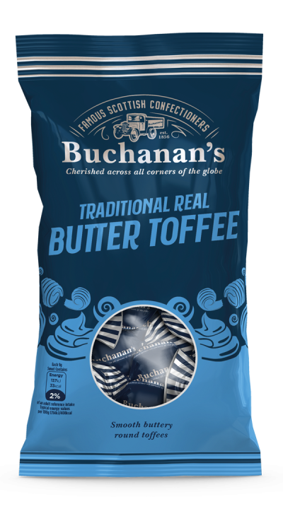 Buchanans Butter Toffees 12 x 120g - britishaisles