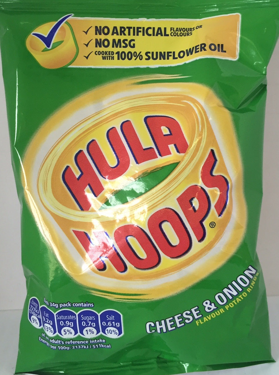 KP Hula Hoops Cheese &amp; Onion x 32