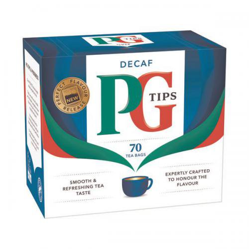 PG Tips Decaf bags 70&#39;s x 6