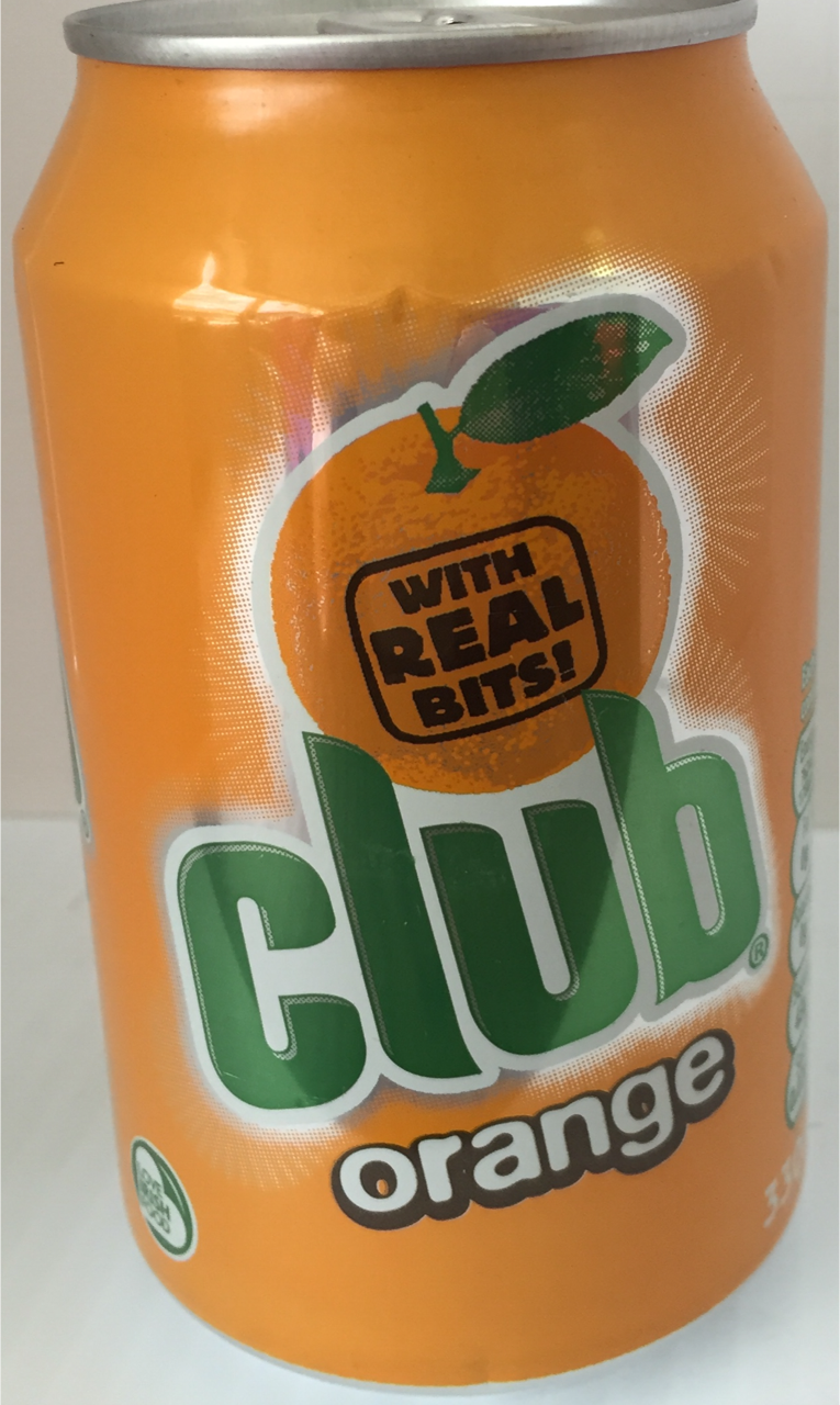 Club Orange Soda Can x 24