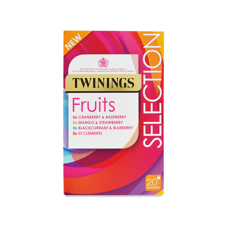 Twining Fruits Selection 20 count bags x 4