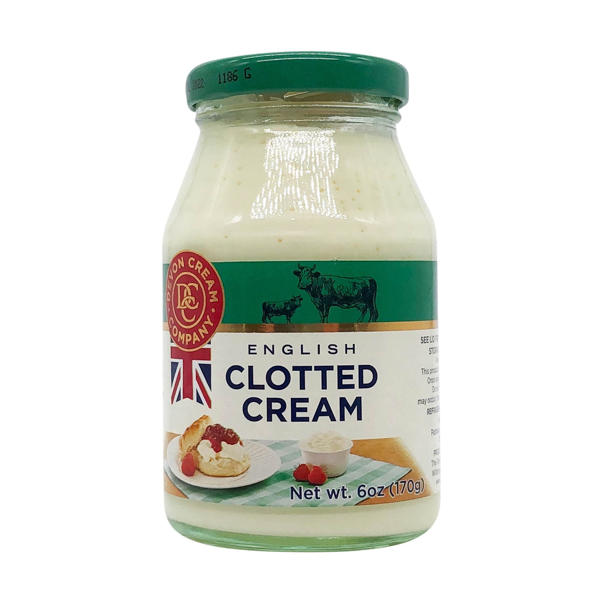 Clotted Cream 6 oz 170g x 12 THERMAL SHIPPING REQUIRED