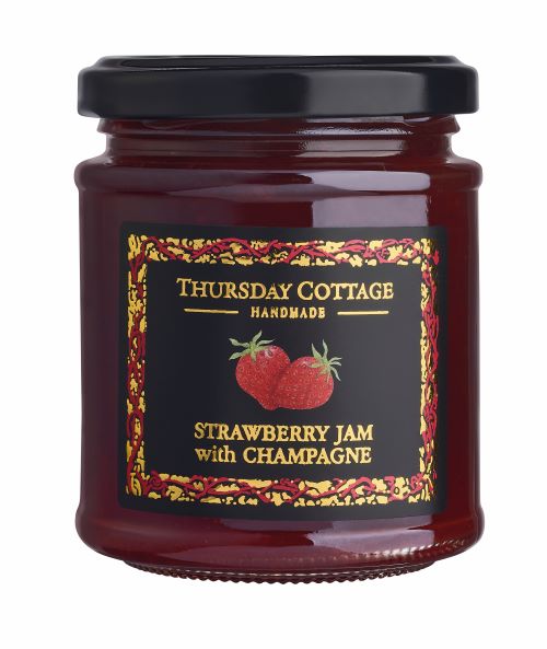 Thursday Cottage Strawberry and Champagne Jam 210g x 6