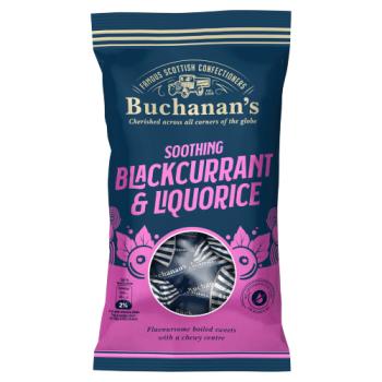 Buchanans Blackcurrant &amp; Liquorice 12 x 140g