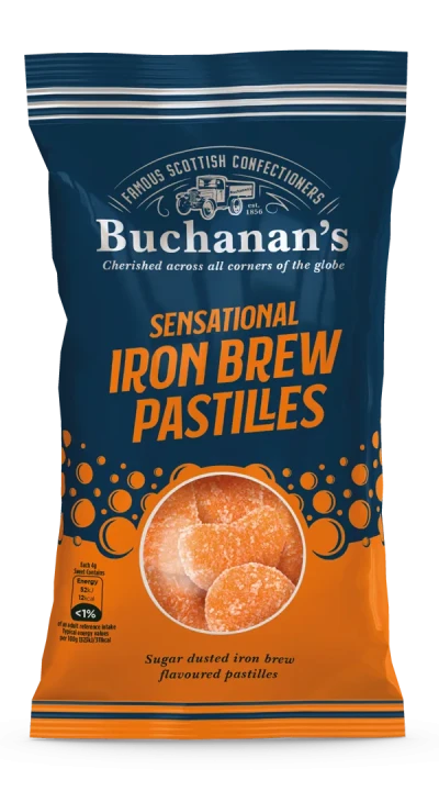 Buchanans Iron Brew Pastilles 12 x 145g