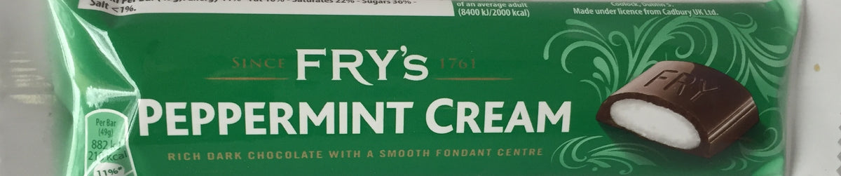 Frys Peppermint Cream bar x 48