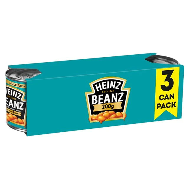 Heinz Baked Beans smaller 8  x3pk (200g)