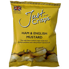 Just Crisps  Ham & Mustard 40g x 24