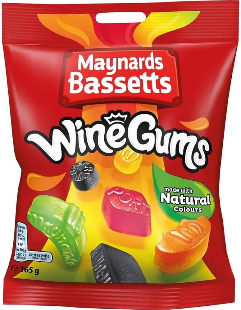 Maynards Winegums Bags 165g x 10