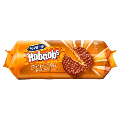 McVities Hob Nobs Dark - Sticky Toffee Roll x 12