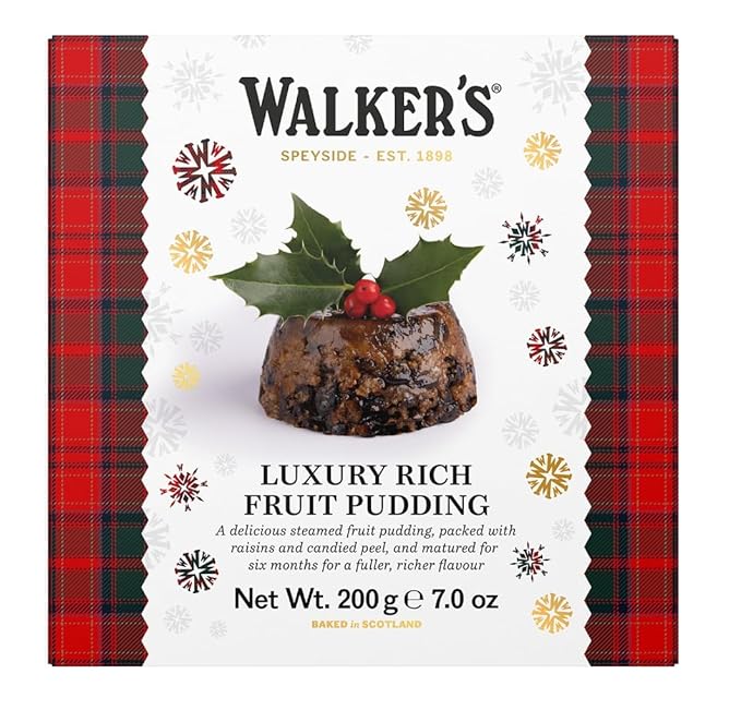 Walkers Christmas Pudding (plum) 14oz #3715  x 6 XMAS