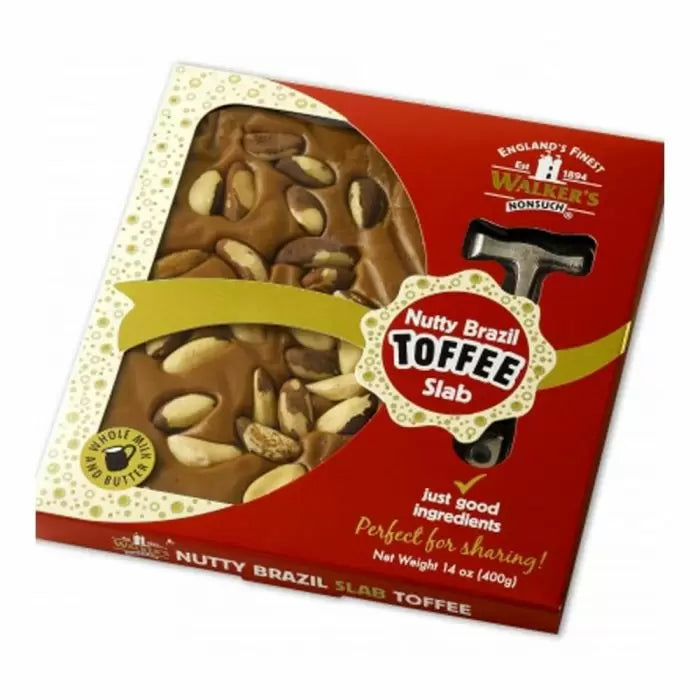 Walkers Nonsuch Brazil Nut Toffee Hammer Pack 400g x 10