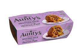 Aunty&#39;s Spotted Dick Steamed Puddings 2pk x 6