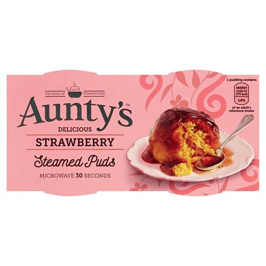 Aunty&#39;s Strawberry Sponge Cake 2pk x 6