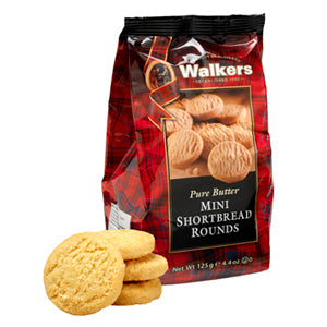 Walkers Mini Shortbread Rounds Bag 4.4oz #1767 x 6