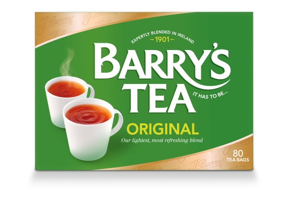 Barry&#39;s Irish Breakfast Tea 80&#39;s (Green Box) x 6