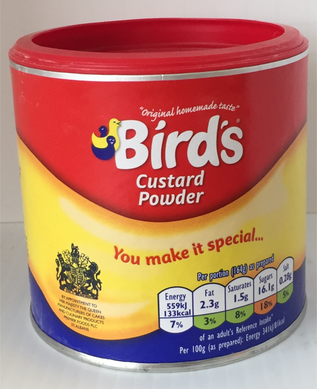 Birds Custard Drum 250g x 12