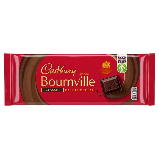 Cadbury Bournville Bar 18 x 180g