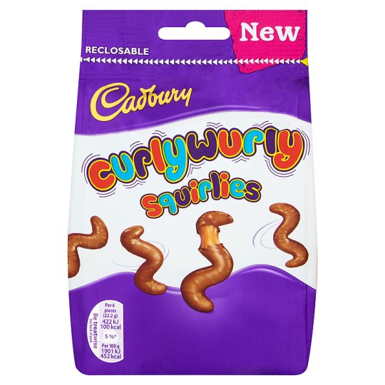 Cadbury Curly Wurly Bag 95g x 10