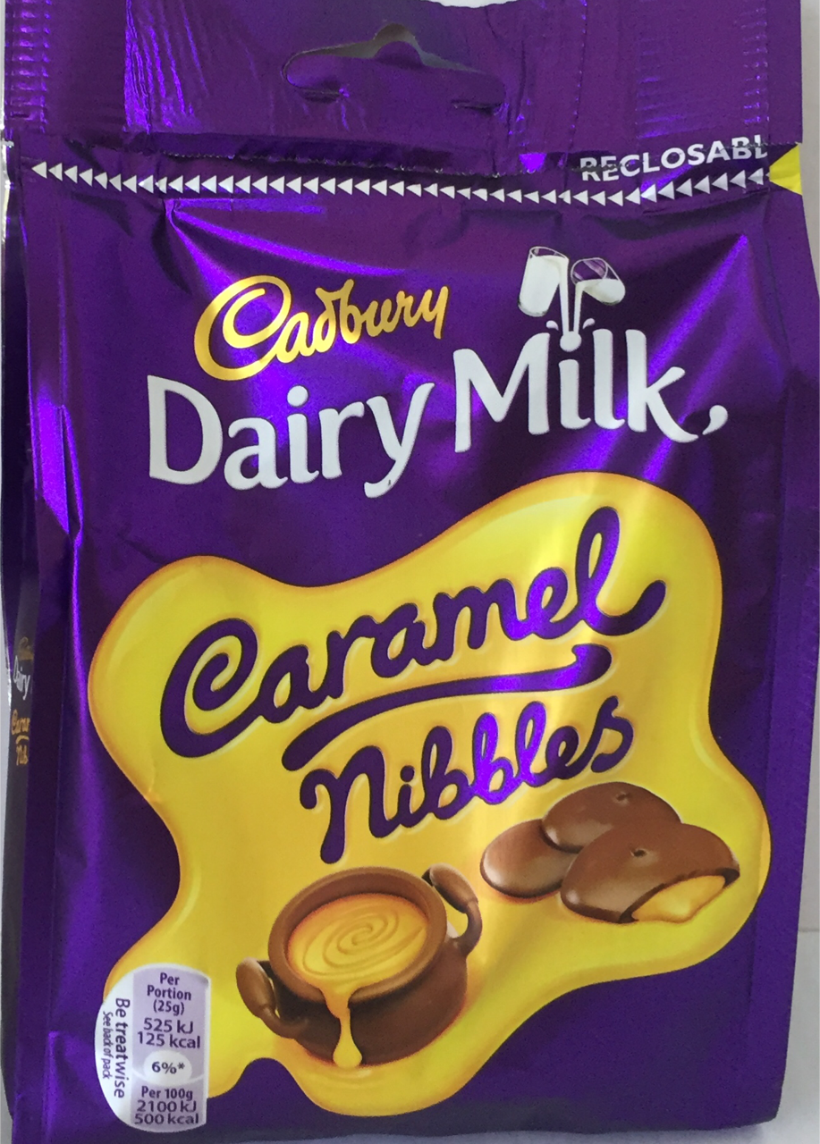 Cadbury Caramel Nibbles Pouch x 10