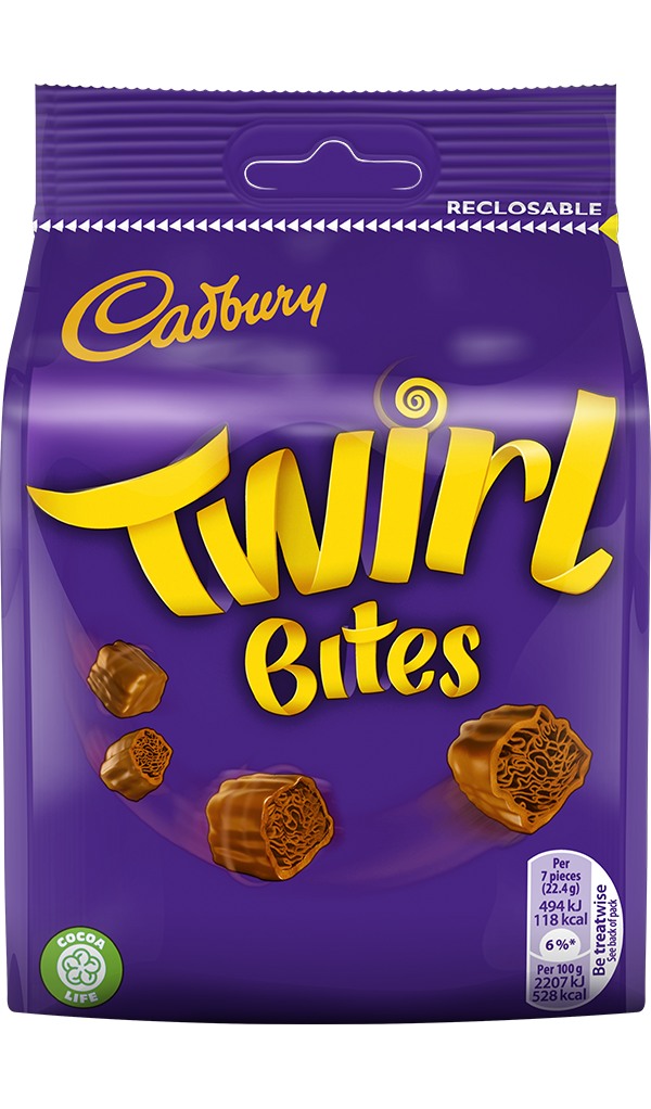 Cadbury Twirl Bites Pouch x 10