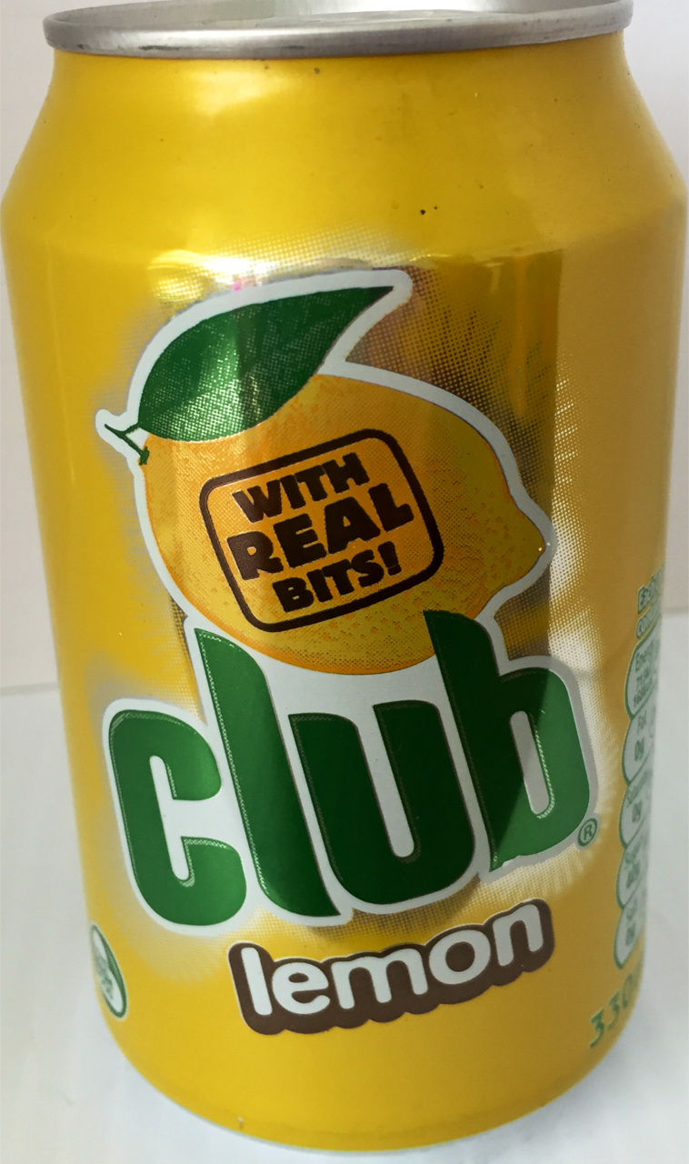 Club Lemon Soda Can x 24