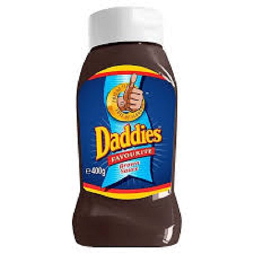 Daddies Favourite Brown Sauce Squeezy 400g x 8