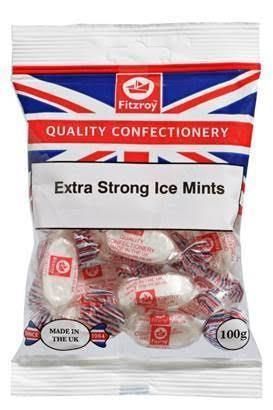 Fitzroy Extra Strong Ice Mints 100g x 12