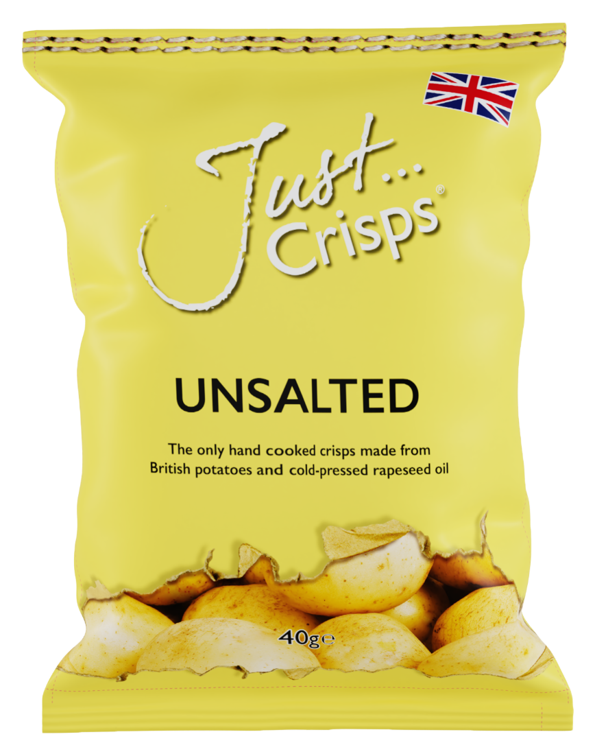 Just Crisps Unsalted Crisps 40g x 24
