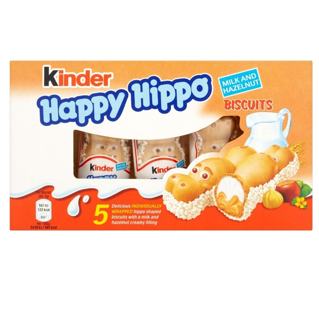 Kinder Happy Hippo Biscuit 5pk x 10