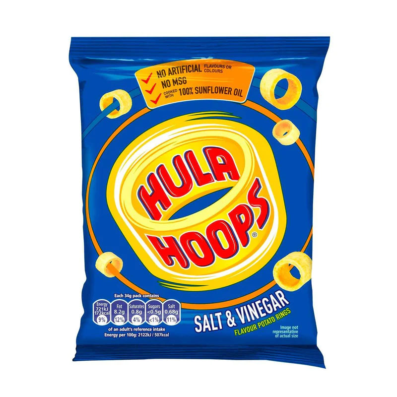 KP Hula Hoops Salt &amp; Vinegar x 32