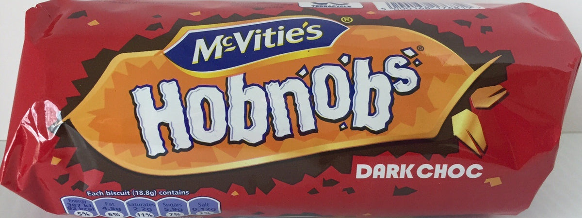 McVities Hob Nobs Dark - Plain Chocolate Roll x 12