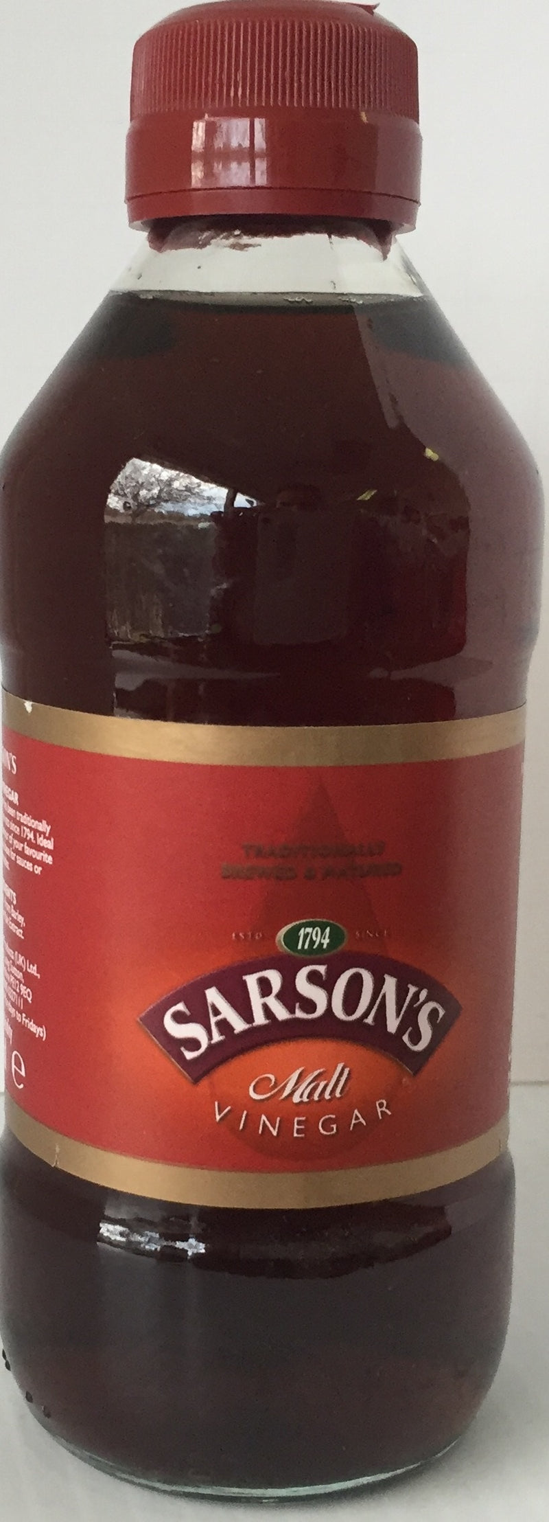 Sarsons Malt Vinegar bottle 250ml x 12 britishaisles