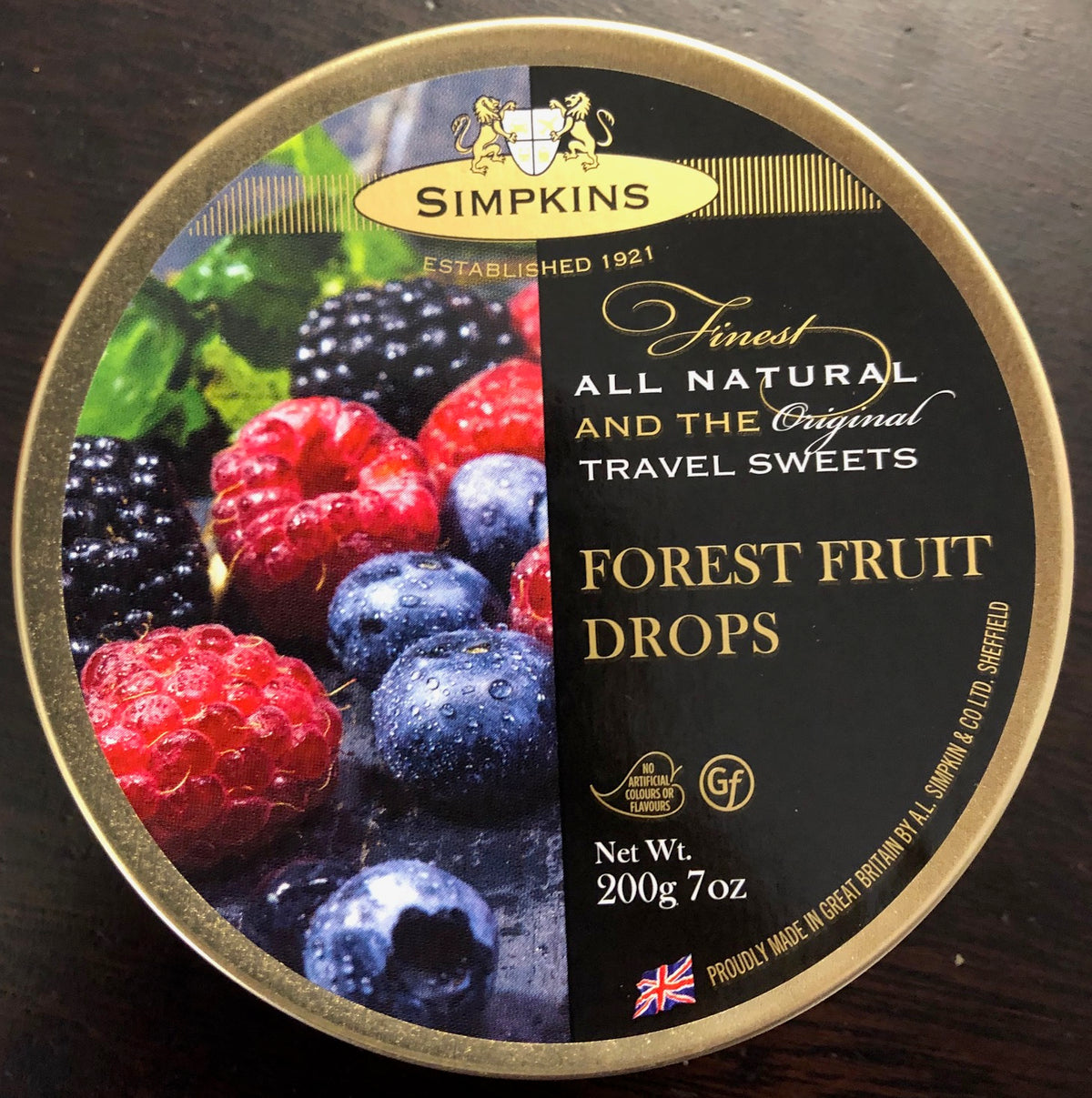 Simpkins Forest Fruits travel sweets x 6