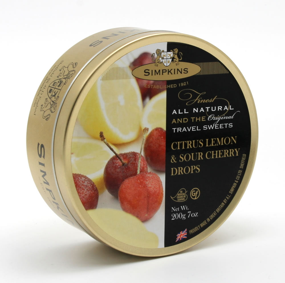 Simpkins Citrus Lemon and Sour Cherry x 6