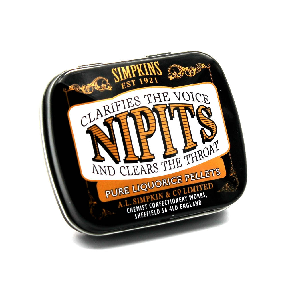 Simpkins Nipits Pure Liquorice Pellets .5 oz x 18