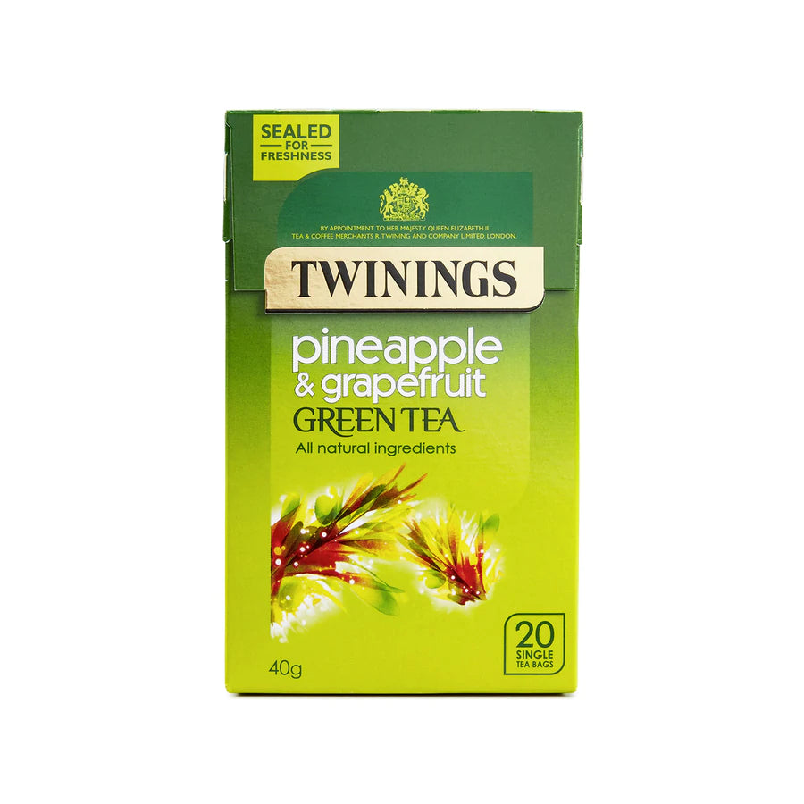 Twinings Green Tea Pineapple and Grapefruit 20ct
