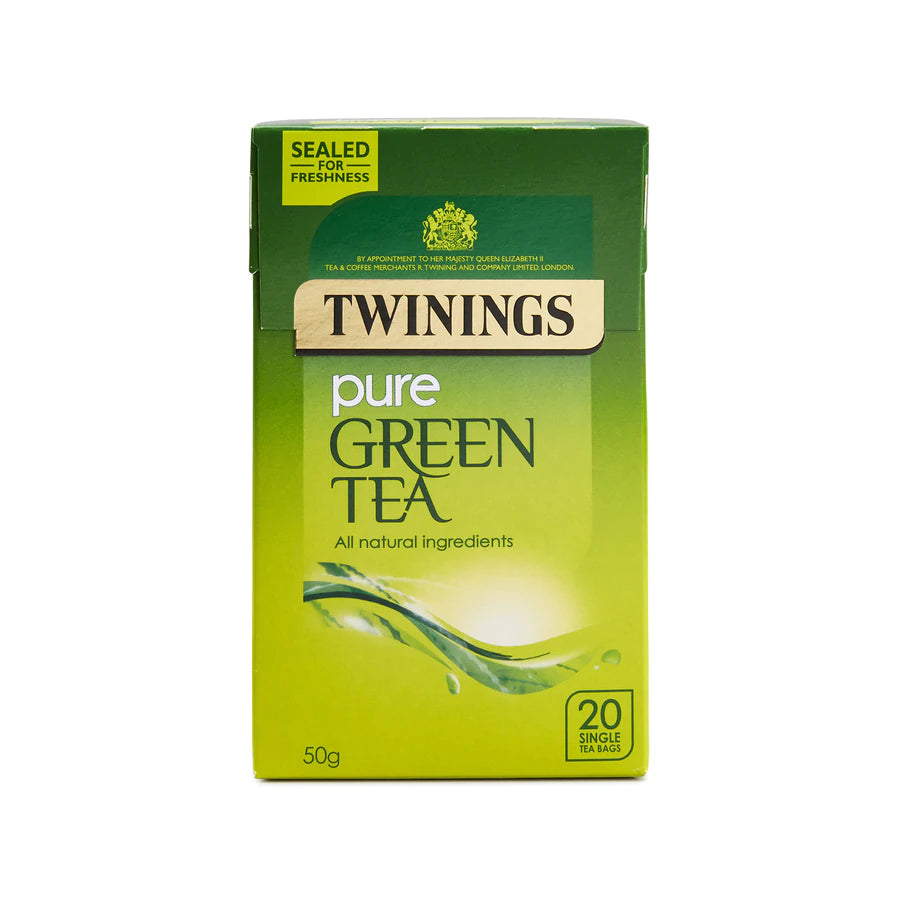 Twinings Green Tea Pure 20&#39;s bags x 4