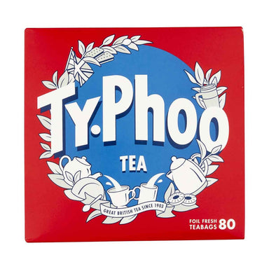 Typhoo Tea 80ct Bags x 6