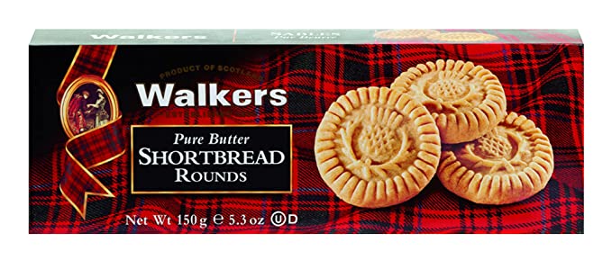 Walkers Shortbread Rounds 5.3oz box #140 x 12